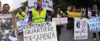 Copertina di Roma, flop del corteo anti-rom: “Noi la brava gente, loro ladri da mettere in gabbia”