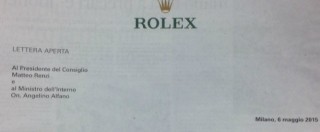 Copertina di No Expo, l’ad Rolex contro Renzi e Alfano: “I violenti non hanno il nostro orologio”