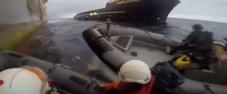 Copertina di Greenpeace denuncia Marina spagnola: “Ci speronò durante una protesta pacifica”