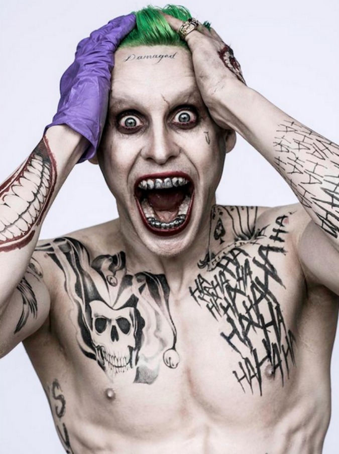 Suicide Squad, il nuovo ‘Joker’ di Jared Leto svelato su Twitter: capelli corti verdi e tatuaggi