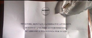 Copertina di M5S, lettera con proiettile a candidato: “Ultimo avvertimento”