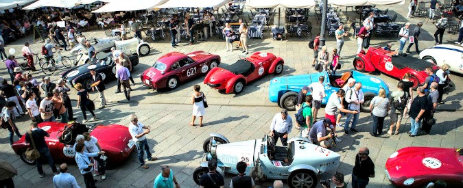 Copertina di Mille Miglia 2015, parte oggi da Brescia. Edizione record, 438 auto al via – FOTO