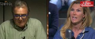 Copertina di La Gabbia, Toscani vs Biancofiore: “Dice stupidaggini”. “Maleducato e disinformato”