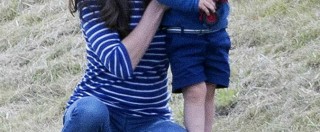 Copertina di Kate Middleton gioca con il figlio George. E non si preoccupa dei fotografi