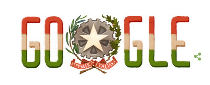 Copertina di Festa della Repubblica Italiana, Google doodle sbaglia la disposizione dei colori della bandiera (FOTO)