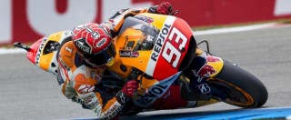 Copertina di MotoGp, Gran Premio Assen: Marquez primo nel Warm up. Valentino lo insegue