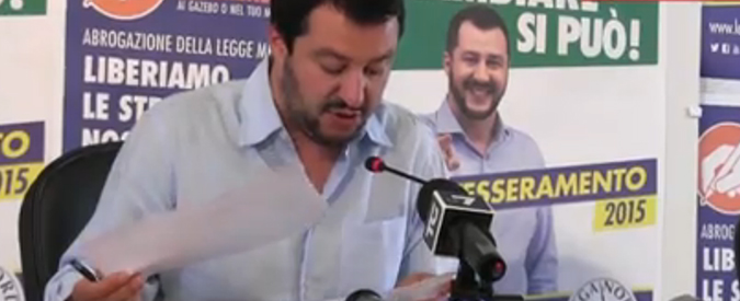 Copertina di Comunali 2015, Salvini: “Io unica alternativa a Renzi. Parlo a tutti”
