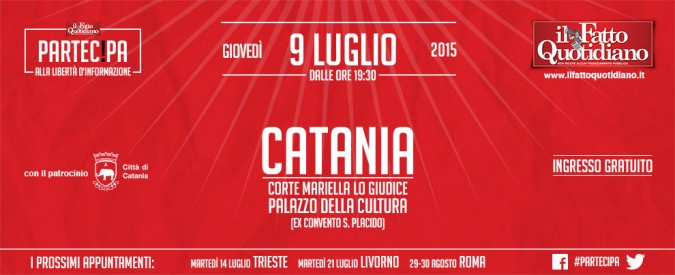 Il Fatto Quotidiano incontra i lettori a Catania