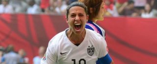 Copertina di Mondiali calcio femminile, Lloyd segna 3 gol in 16 minuti: terzo titolo per gli Usa