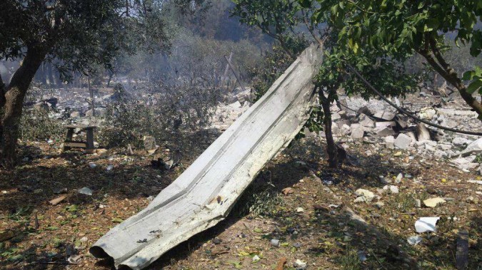 Esplosione di una fabbrica di fuochi d'artificio nel barese: 9