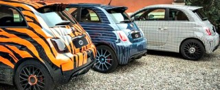 Copertina di Garage Italia Customs, le creazioni di Lapo Elkann: dalla 500 tigrata alla Jeep bicolor