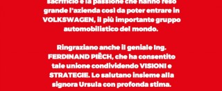 Copertina di Giugiaro dice grazie a Piëch. E così spiega l’addio all’Italdesign, ora 100% tedesca