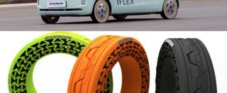 Copertina di Hankook iFlex, il sogno del pneumatico auto senza aria è più vicino