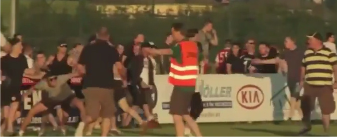 Copertina di Leeds-Eintracht, in amichevole vergognosa rissa degli hooligan: 25 arresti