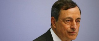 Copertina di Euro, Draghi: “La moneta unica è irrevocabile. La questione dell’uscita non è contemplata dal Trattato”