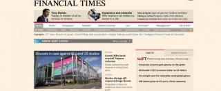 Copertina di Financial Times diventa giapponese. Pearson lo vende a Nikkei