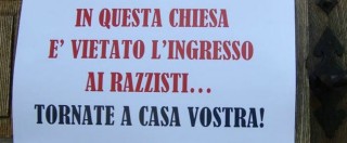 Copertina di Migranti, a Spoleto prete vieta ingresso in chiesa ai razzisti: “Tornate a casa vostra”