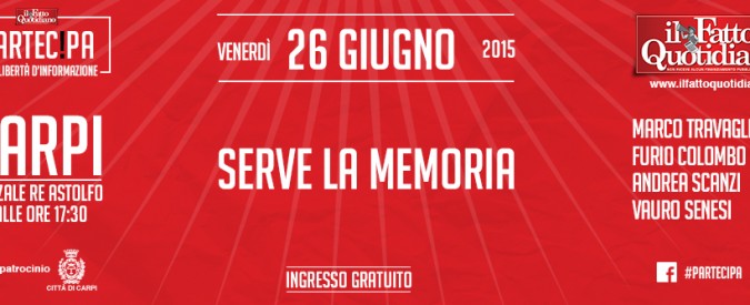 Il Fatto Quotidiano incontra i lettori a Carpi