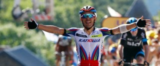 Copertina di Tour de France 2015, Rodriguez vince la tappa di Huy. Cancellara cade al km 107