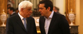 Copertina di Crisi Grecia, nuova sfida in Parlamento per Tsipras. Migliaia di persone in piazza
