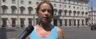 Copertina di Fisco, Meloni: “Renzi promette di abbassare le tasse di 50 miliardi? E’ il figlio segreto di Wanna Marchi”