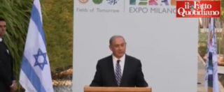 Copertina di Expo blindata per l’arrivo del premier israeliano. Netanyahu: “Rafforziamo collaborazione con l’Italia”