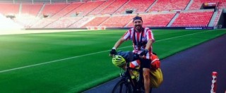 Copertina di Calcio, in bicicletta da Brescia a Sunderland: 2mila chilometri per la squadra del cuore (e per beneficenza)