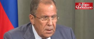 Copertina di Russia, gaffe del ministro degli Esteri. Il microfono è acceso e insulta il collega saudita: “Idioti”