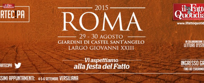 Il Fatto Quotidiano incontra i lettori a Roma. Il programma: da Mafia Capitale alle riforme passando per il cinema