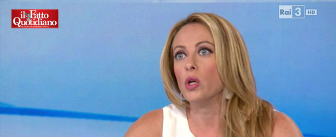 Copertina di Rai, Meloni: ‘Maggioni? Metodo Renzi intollerabile, l’avesse fatto B. sarebbero arrivati caschi Onu’