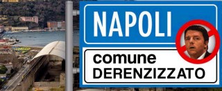 Copertina di Napoli, post di De Magistris contro il premier: “Involuzione antidemocratica. Città derenzizzata”