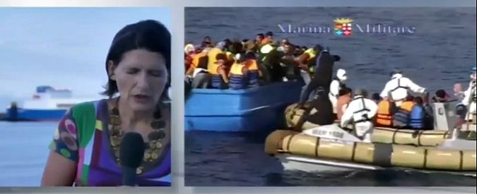 Copertina di TG3, a Catania giornalista sviene durante il collegamento dal porto