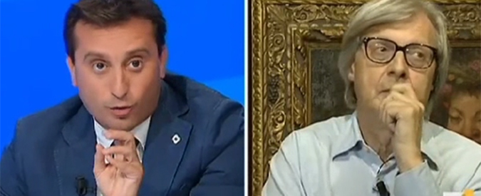 Copertina di Casamonica, Sgarbi: “L’unico da arrestare è Alfano”