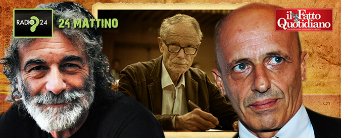 Copertina di Erri De Luca, Mauro Corona: ‘Accanimento giudiziario, arrivo a capire B.’. Sallusti: ‘Allora si processi il popolo di Twitter’