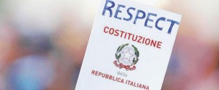 Copertina di Dall’ispirazione dei padri costituenti alle parolacce per la nuova Carta: nasce male la Costituzione di Renzi