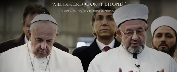 Isis, “Papa crociato”: Francesco per la prima volta in foto sulla rivista ufficiale del Califfato