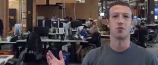 Copertina di Facebook, Mark Zuckerberg svela in video come si lavora: “Niente uffici, tutto open space”
