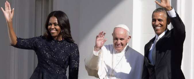 Copertina di Papa Francesco alla Casa Bianca: “Io qui da migrante. Bene attenzione su clima”. Obama: “Lei è il pontefice della speranza”