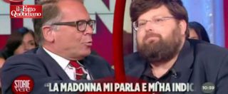 Copertina di Tv, gaffe di Adinolfi: “’Interloquire’ deriva dal latino ‘loquere’”. Scontro con Cecchi Paone