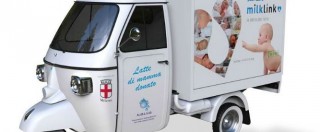 Copertina di Milano, arriva l’Ape Milk: raccoglierà il latte materno a domicilio