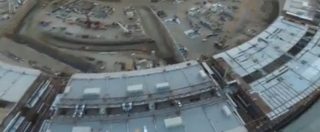 Copertina di Apple, la nuova sede a Cupertino sarà pronta nel 2017: un drone mostra lo stato dei lavori