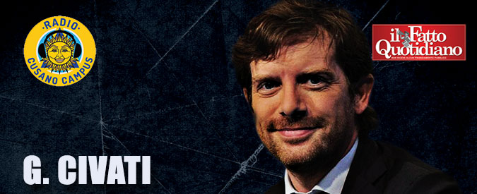 Copertina di Civati: “Grillo? Posizione inquietante su migranti. Tasi? No all’abolizione, mi riempio di tritolo”