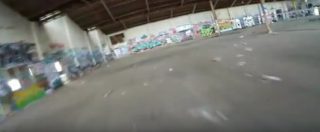 Copertina di Droni, gare di velocità in volo: tra pilastri, pareti e colonne, la sfida australiana in soggettiva