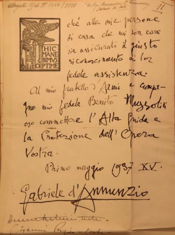 Festival della filosofia, “Io qui sottoscritto” mette in mostra i testamenti celebri: da Garibaldi, a De Gasperi passando per Pirandello
