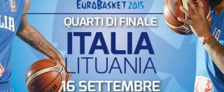Copertina di Europei basket, quarti di finale Italia-Lituania. Basile: “Puntiamo sul talento”