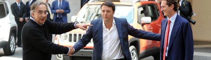 Renzi e Marchionne, l’amore ai tempi del potere: l’idillio filogovernativo è durato quanto il consenso dell’ex premier