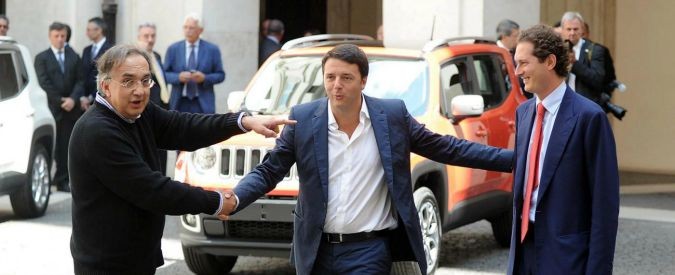 Renzi e Marchionne, l’amore ai tempi del potere: l’idillio filogovernativo è durato quanto il consenso dell’ex premier