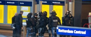 Copertina di Terrorismo, evacuato treno a Rotterdam. Arrestato sospetto, si era barricato in bagno