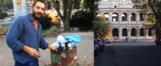 Copertina di Roma, video-denuncia di Claudio Santamaria: ‘Colle Oppio e lo schifo con affaccio sul Colosseo’