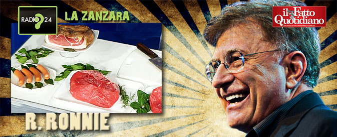 Copertina di Carni cangerogene, Red Ronnie: “I vegani fanno il miglior sesso. Una tassa ad hoc ai carnivori”